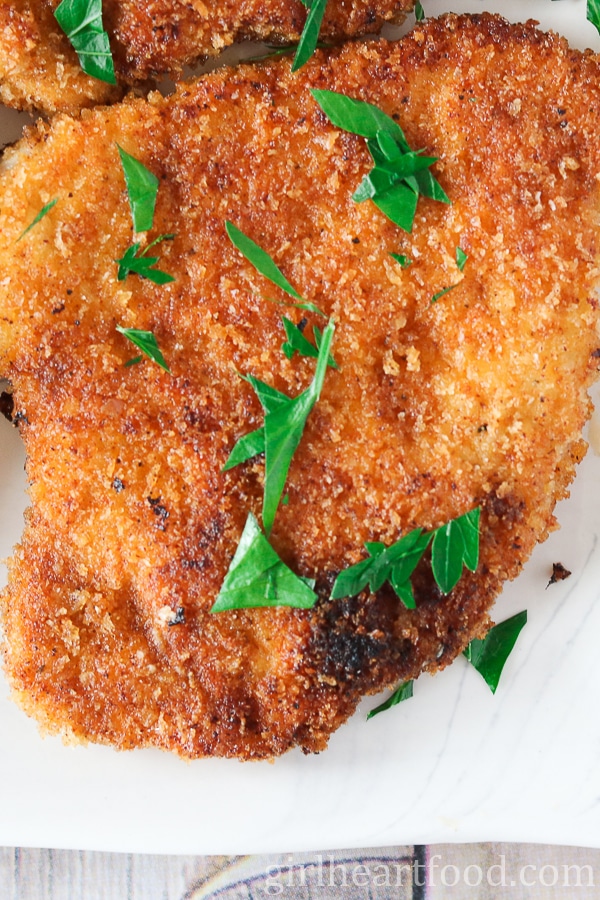 Traditional Pork Schnitzel Recipe | Girl Heart Food®