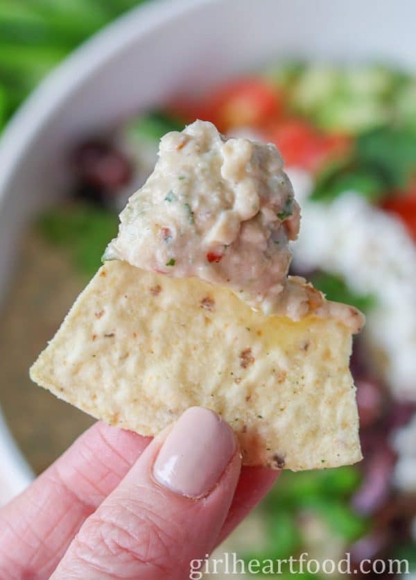 Mediterranean White Bean Dip Girl Heart Food®