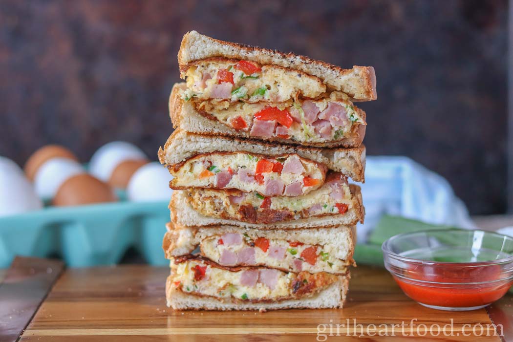 Western Sandwich {with pop's secret ingredient} Girl Heart Food