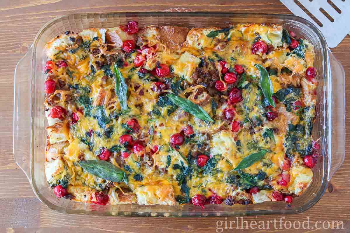 Breakfast Strata with Sausage