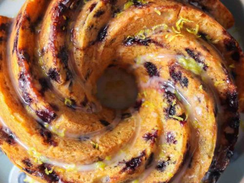 Blueberry Lemon Bundt Cake - Beyond The Chicken Coop