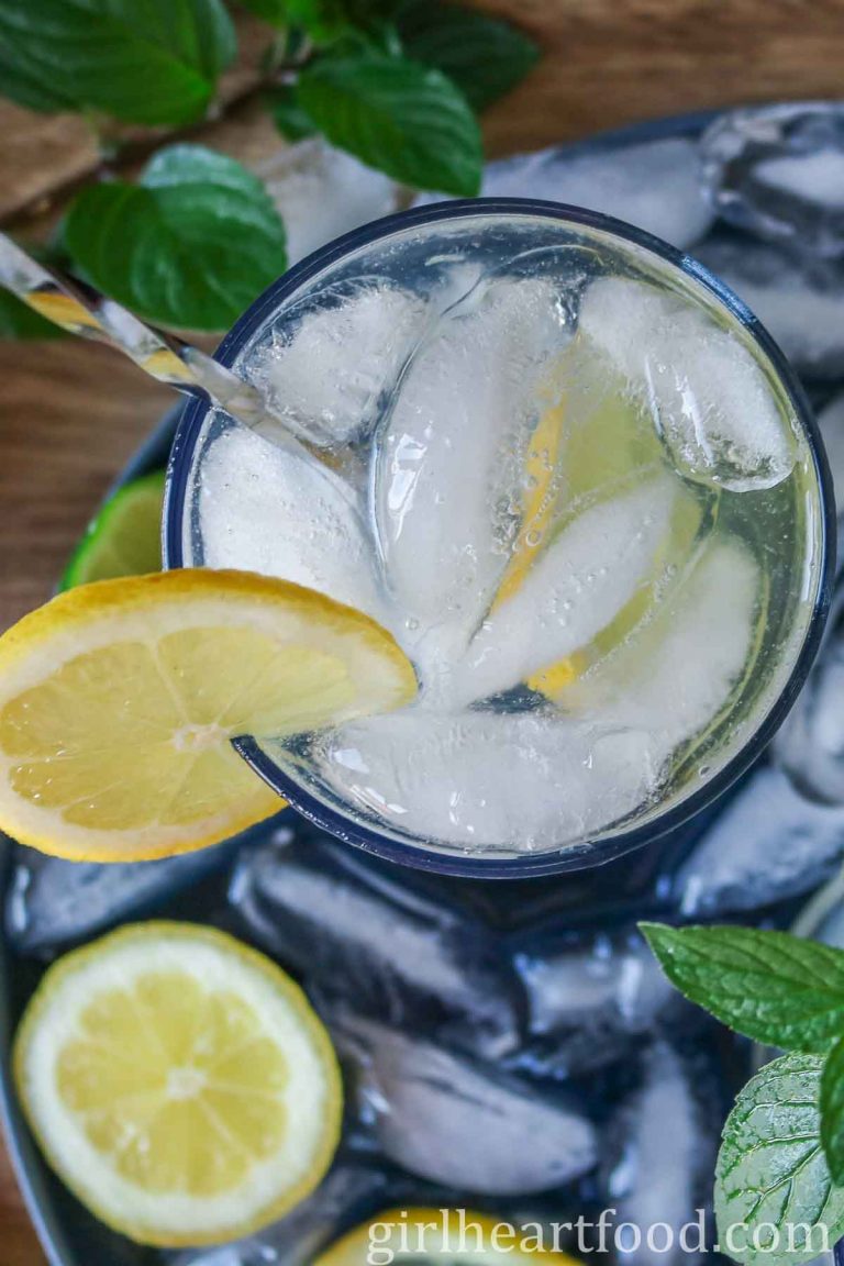 Vodka Soda (Four Simple Ingredients) | Girl Heart Food®