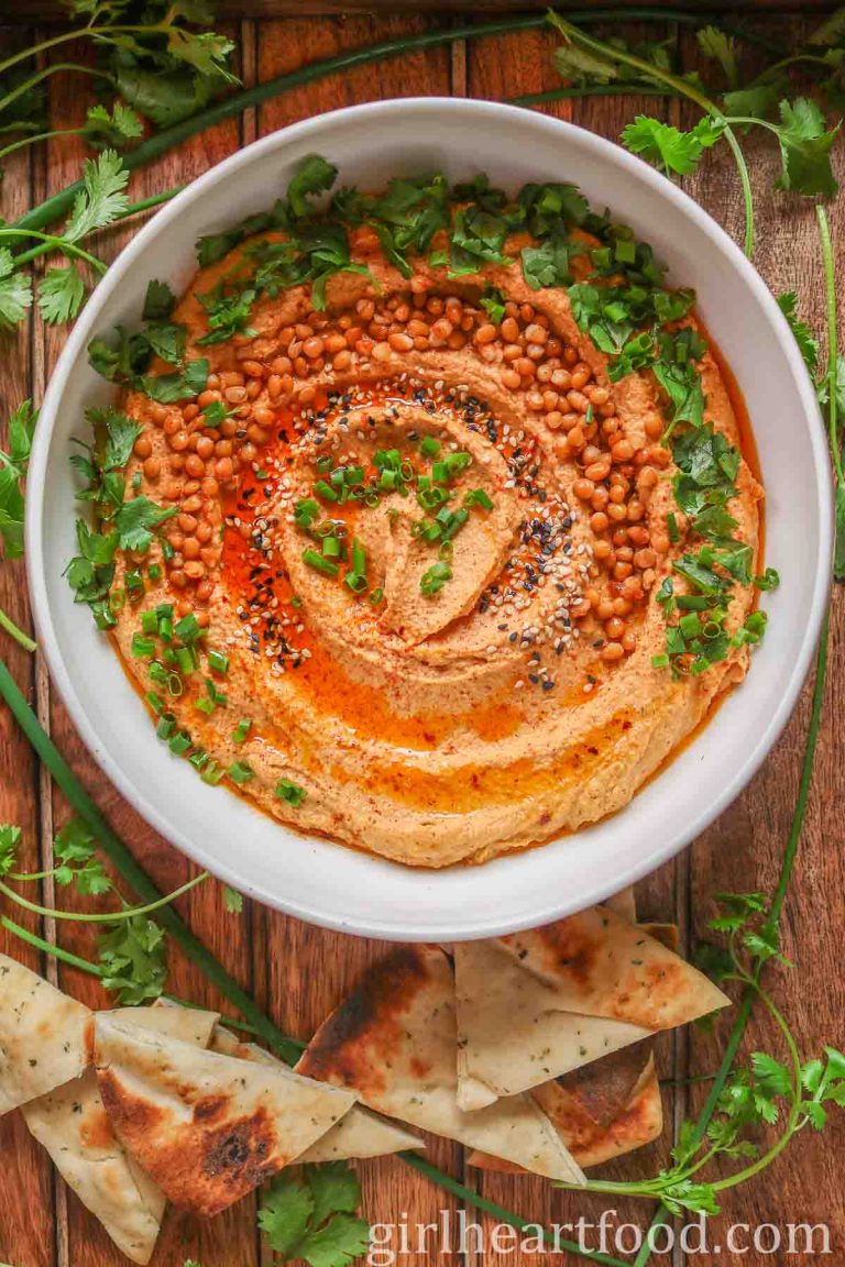 Lentil Hummus Girl Heart Food®