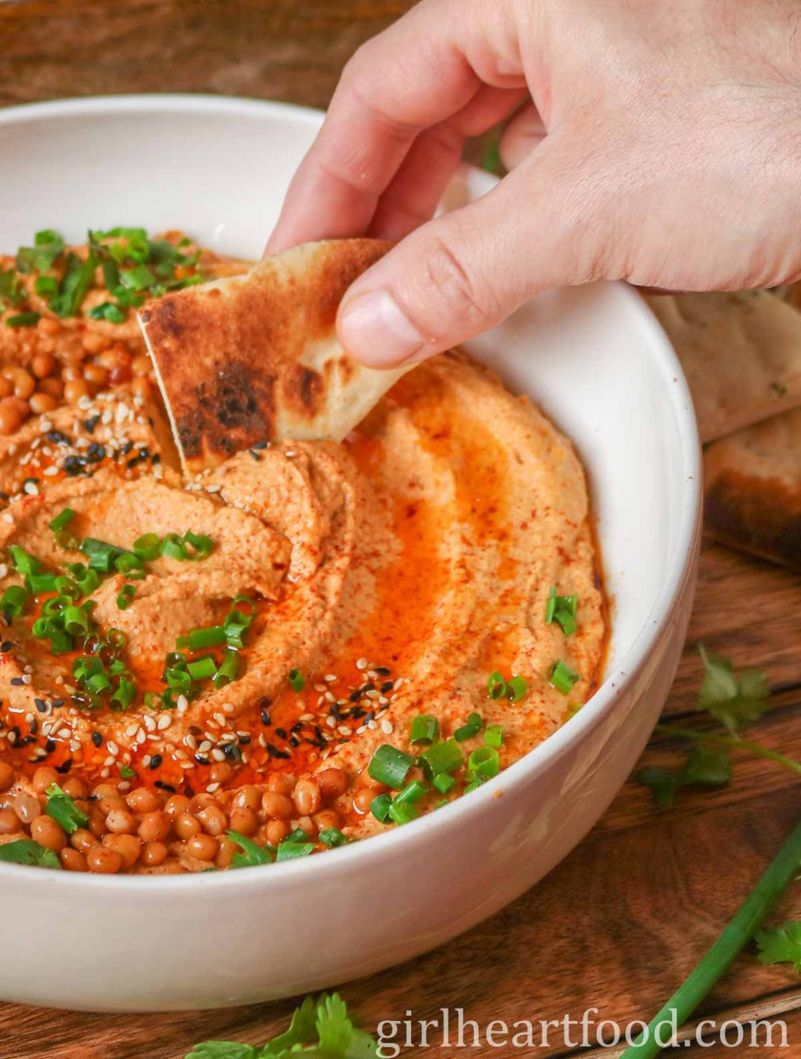 Lentil Hummus Girl Heart Food®