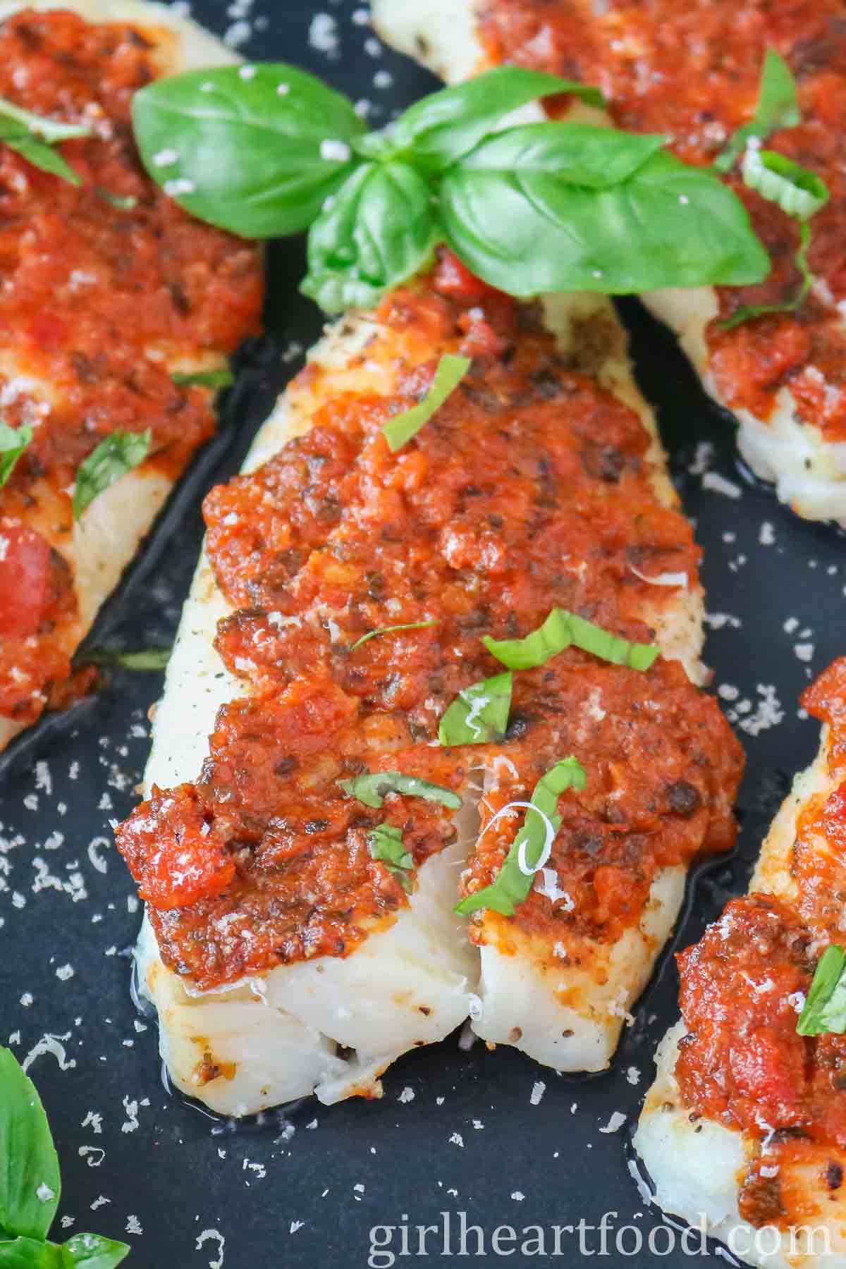 Pesto Cod Recipe (just 4 ingredients) Girl Heart Food