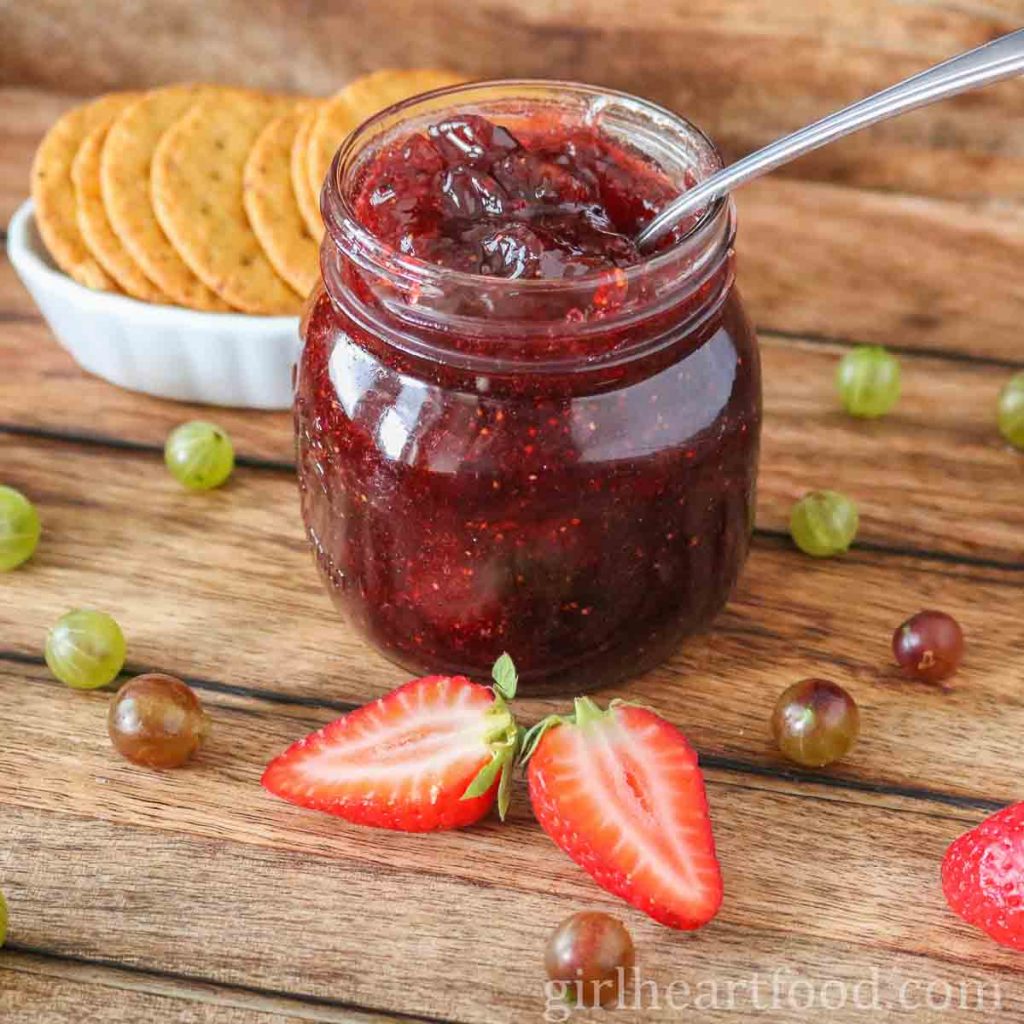 Strawberry Gooseberry Jam Girl Heart Food®