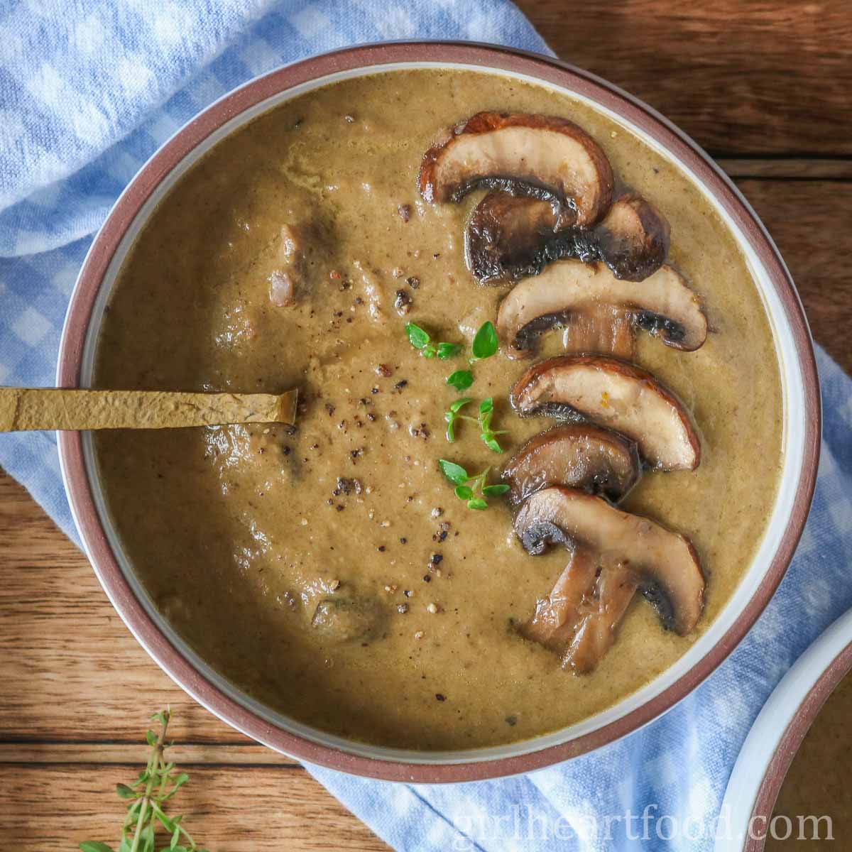 Homemade deals mushroom soup