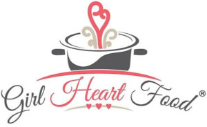 Girl Heart Food logo.