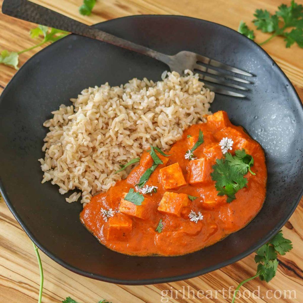 Vegetarian Butter Chicken Recipe (Butter Tofu) Girl Heart Food®