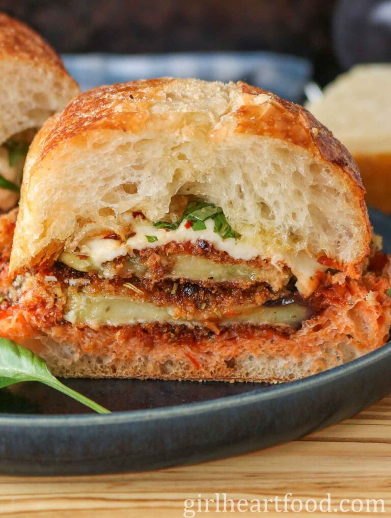 Eggplant Parmesan Sandwich 