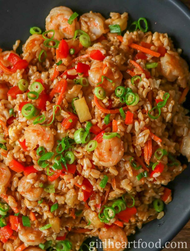 Pineapple Shrimp Fried Rice Girl Heart Food®