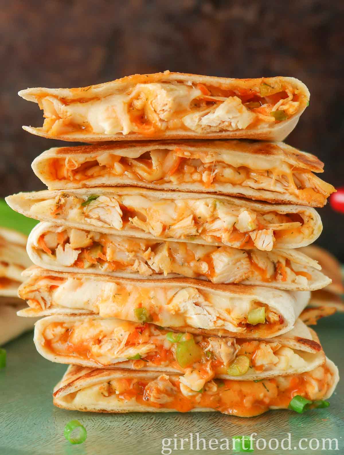 One-Pan Easy Cheesy Chicken Quesadillas Recipe