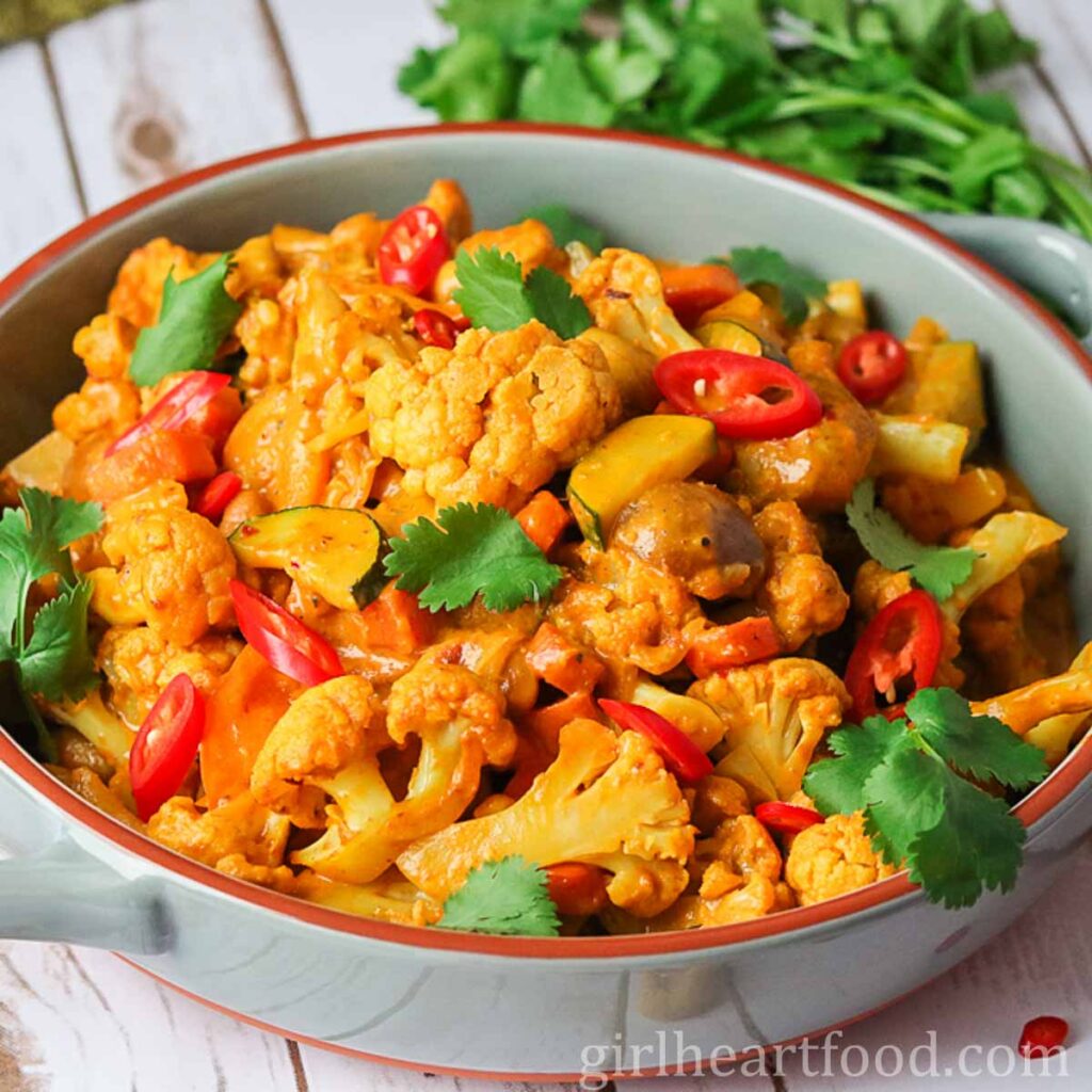 Vegetable Korma Girl Heart Food®