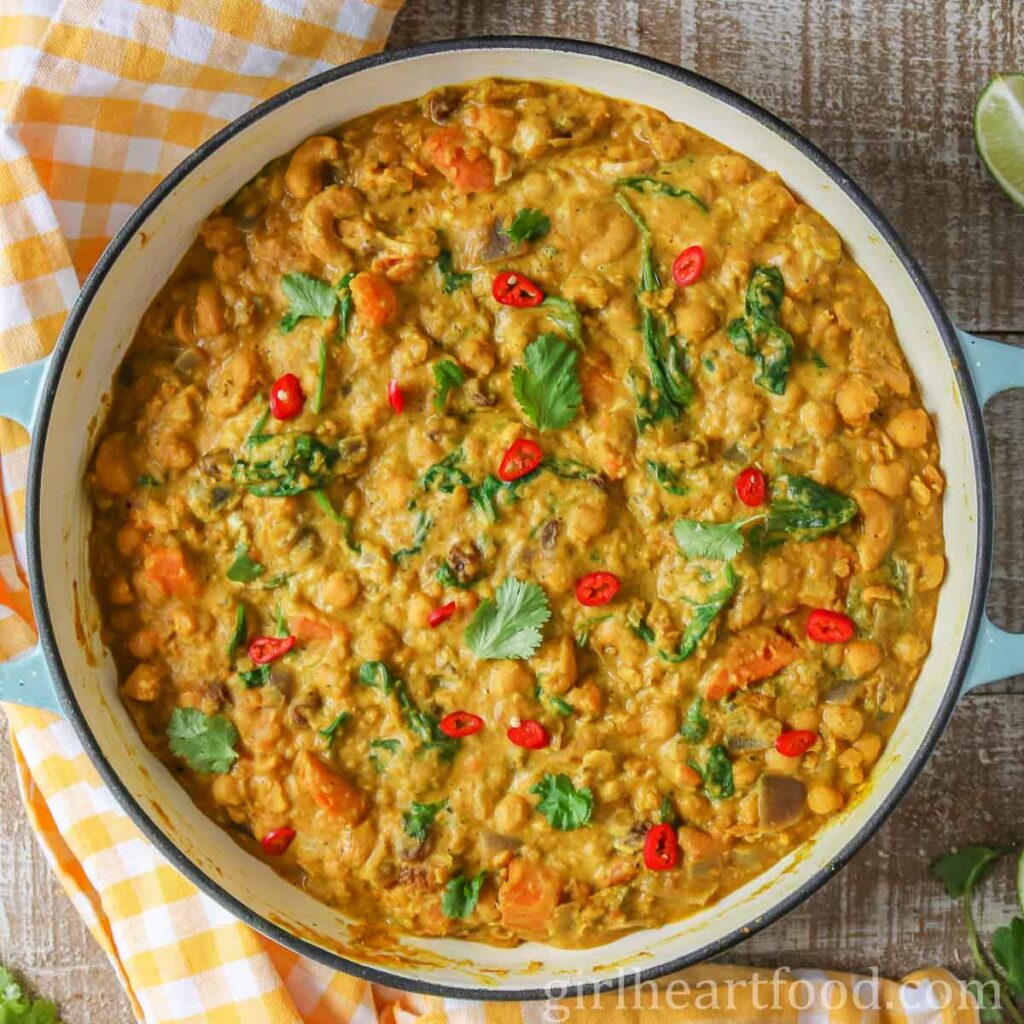 Chickpea and Lentil Curry Girl Heart Food®