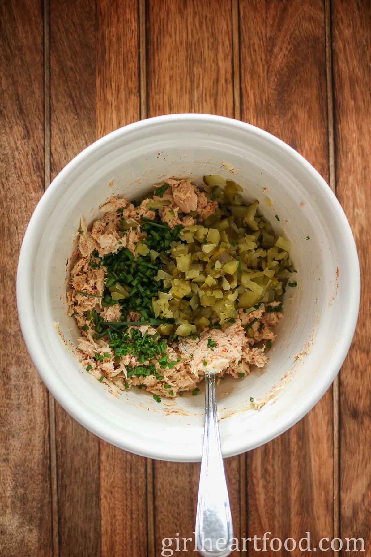 Tuna Quesadillas (like a cheesy tuna melt!) Girl Heart Food®