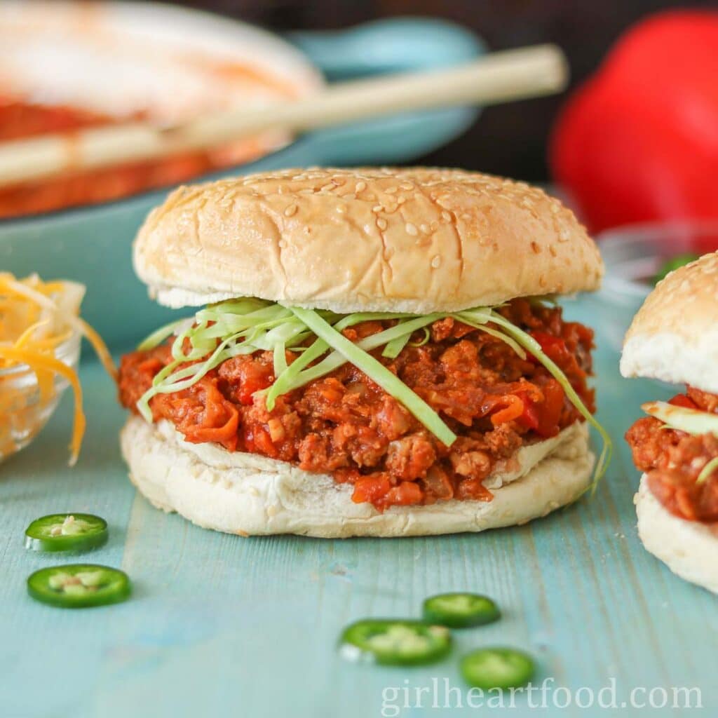 Ground Turkey Sloppy Joes Girl Heart Food®