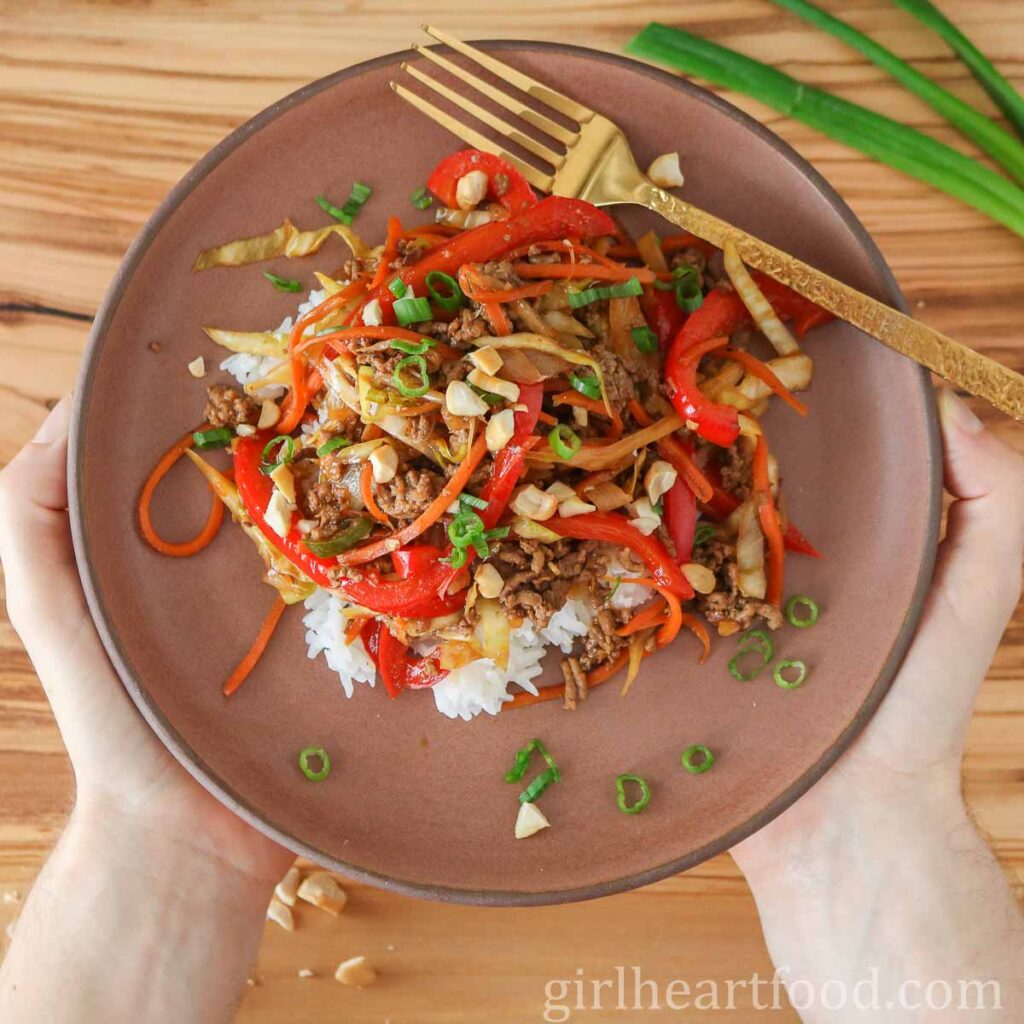 Ground Beef Stir-Fry Recipe | Girl Heart Food®