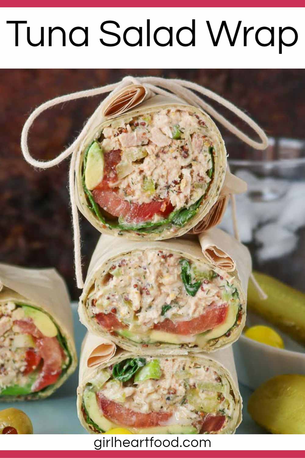 Tuna Salad With Greek Yogurt (On a Wrap) Girl Heart Food®