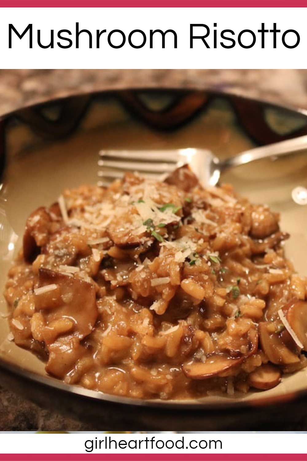 Easy Mushroom Risotto Recipe | Girl Heart Food®