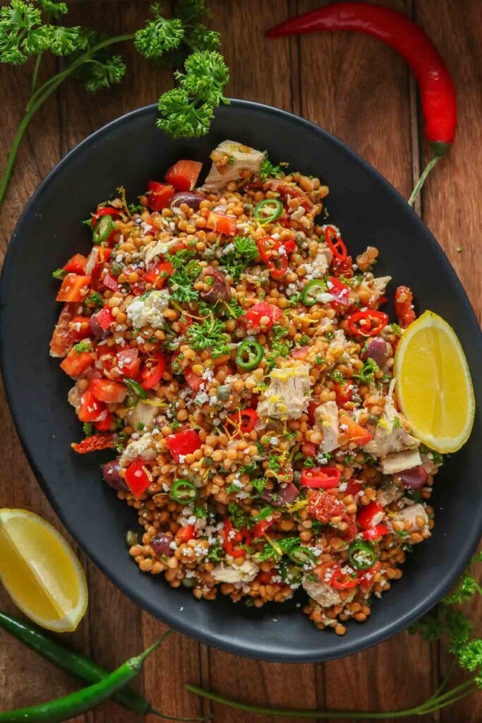 Tuna Lentil Salad Recipe Girl Heart Food®