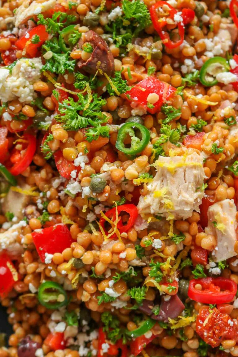 Tuna Lentil Salad Recipe Girl Heart Food®