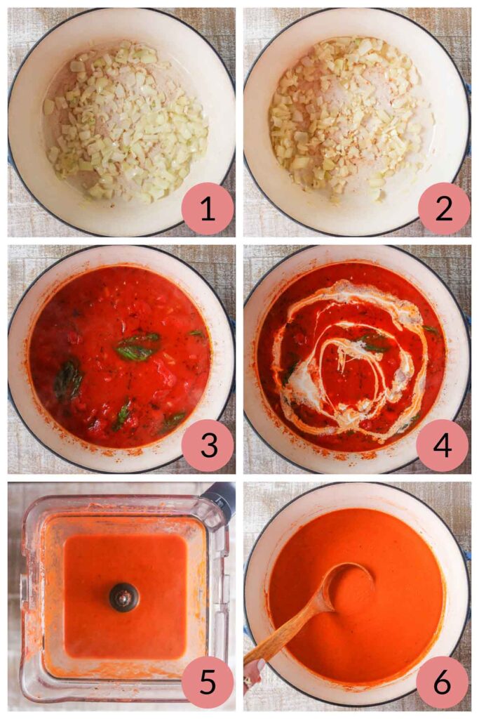 Creamy Tomato Basil Soup (Using Canned Tomatoes) Girl Heart Food®