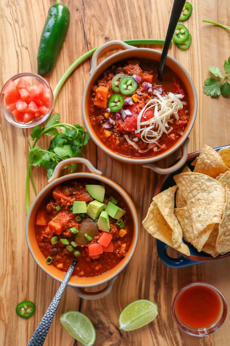 Turkey Quinoa Chili Recipe Girl Heart Food®