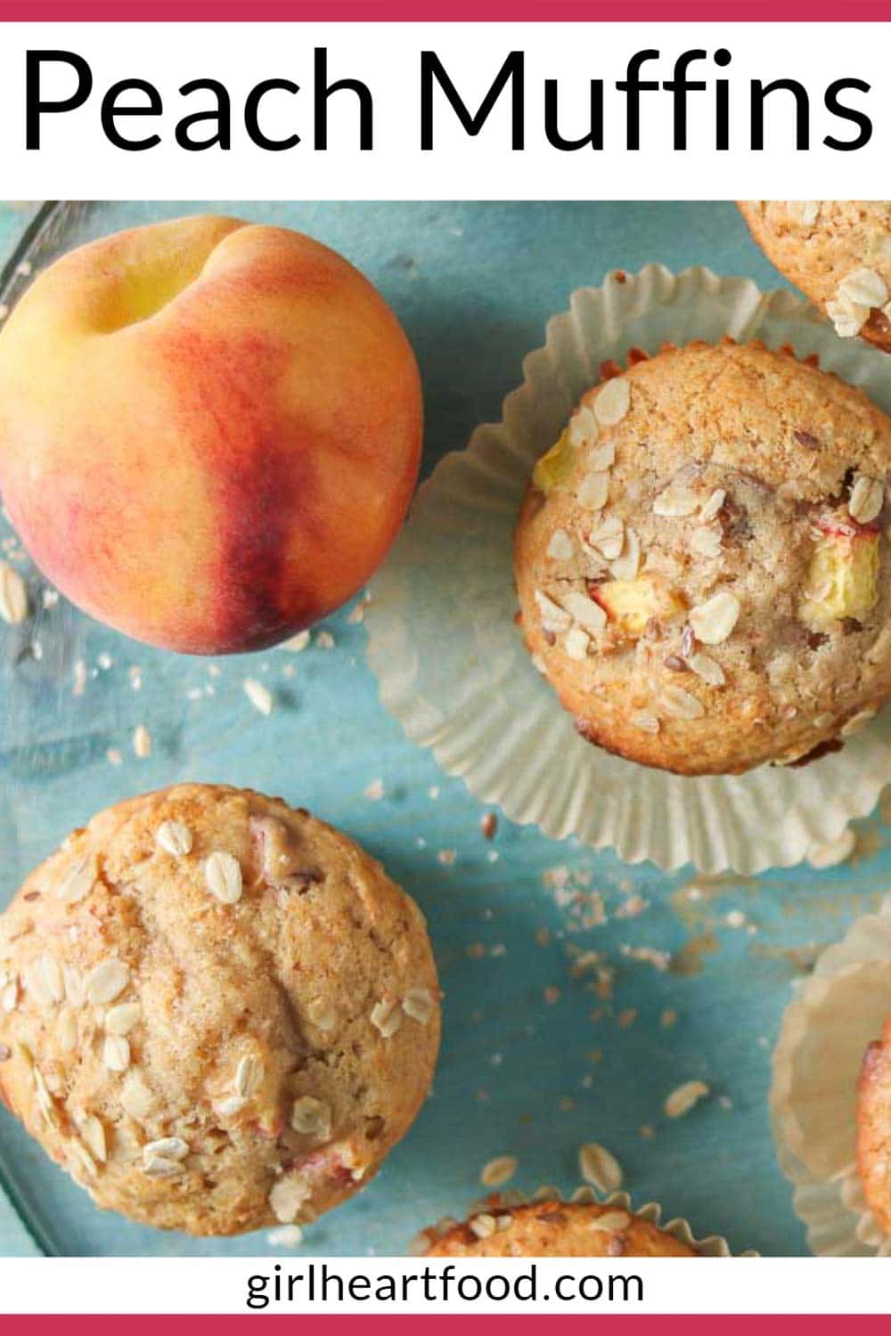 Peach Muffin Recipe Girl Heart Food®