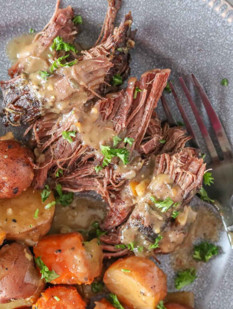 Slow Cooker Moose Roast and Vegetables Girl Heart Food®