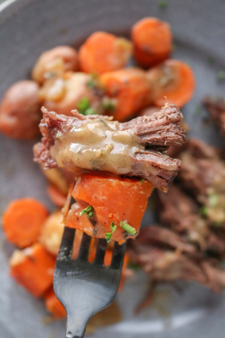 Slow Cooker Moose Roast and Vegetables Girl Heart Food®