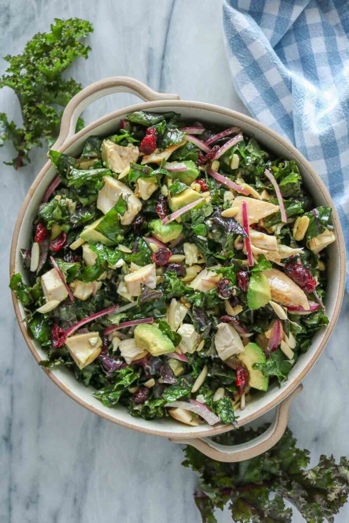 Chicken and Kale Salad Girl Heart Food®