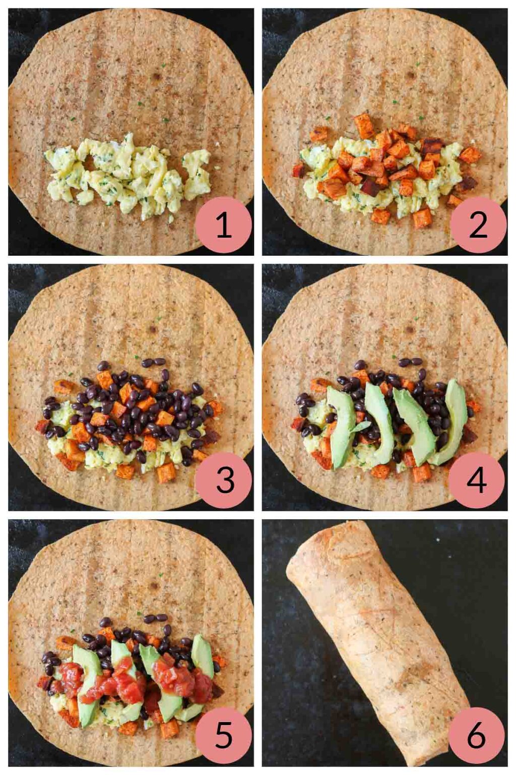 Scrambled Egg Wrap | Girl Heart Food®