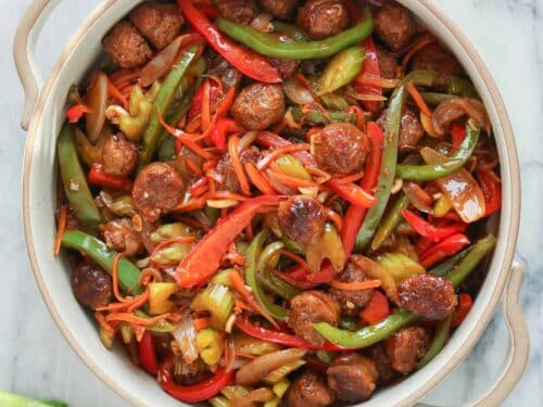 Sausage Stir-Fry  Girl Heart Food®