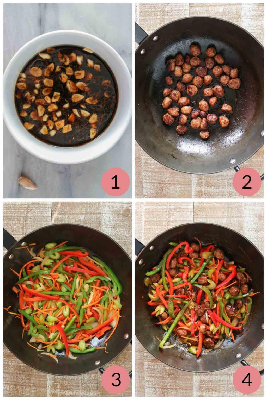 Sausage Stir-Fry | Girl Heart Food®