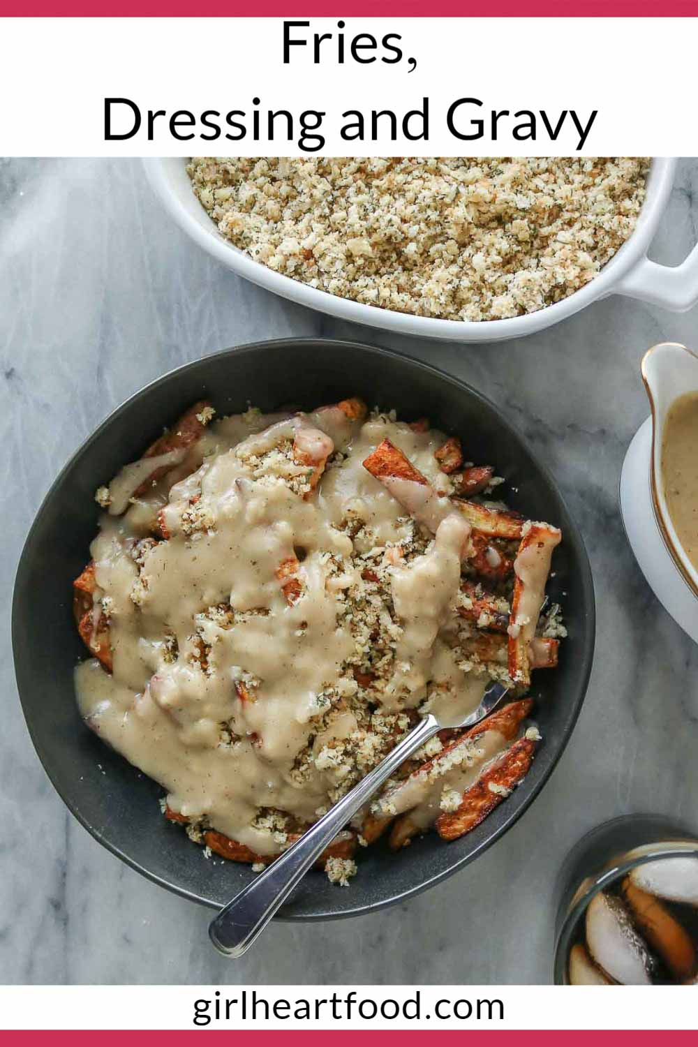 Fries, Dressing and Gravy Girl Heart Food®