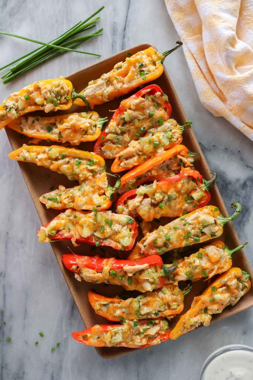 Tuna Melt Stuffed Mini Peppers Girl Heart Food®