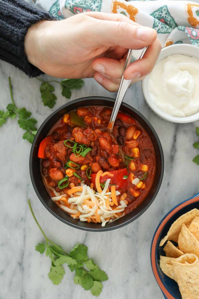 Chorizo Chili | Girl Heart Food®