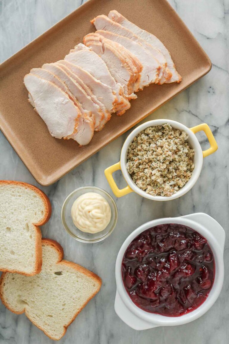 Turkey and Dressing Sandwich Girl Heart Food®