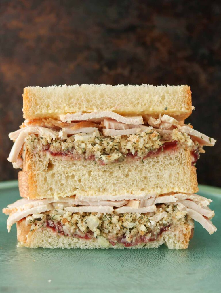 Turkey and Dressing Sandwich Girl Heart Food®