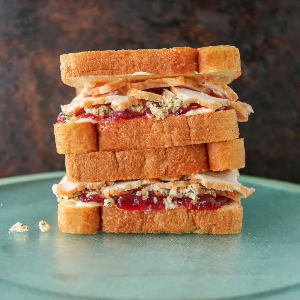 Turkey and Dressing Sandwich Girl Heart Food®