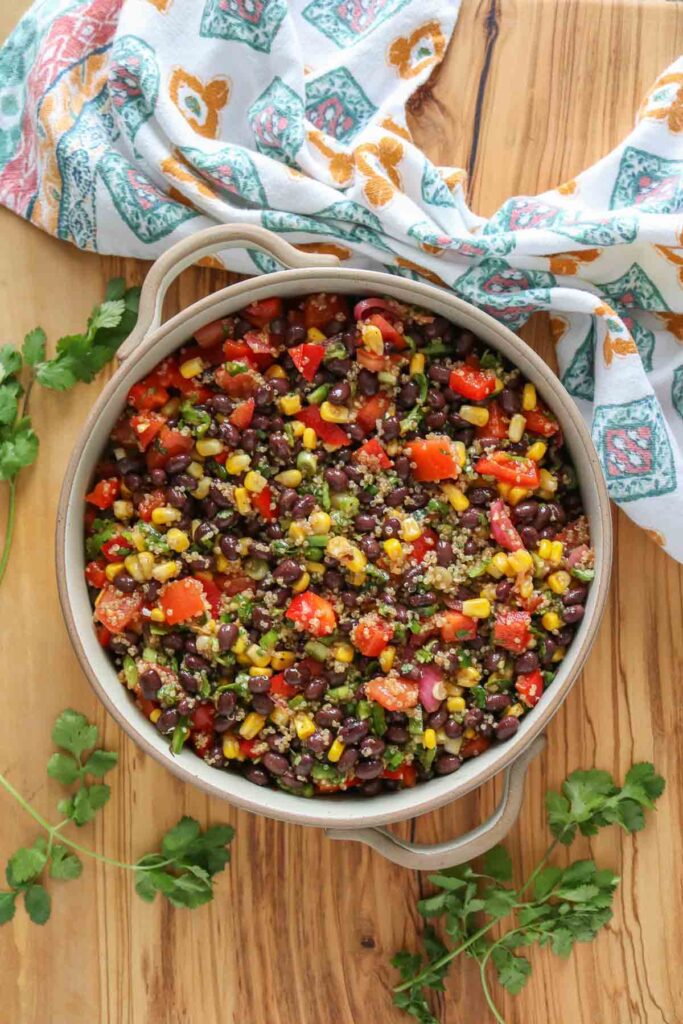 Corn and Black Bean Quinoa Salad Girl Heart Food®