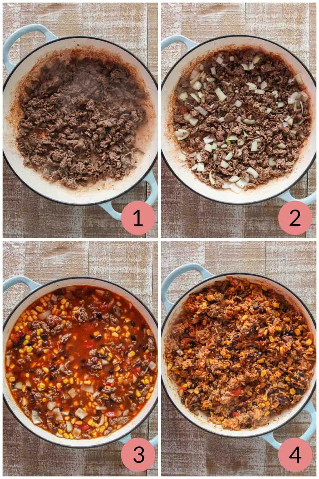 One-Pan Ground Beef and Rice | Girl Heart Food®