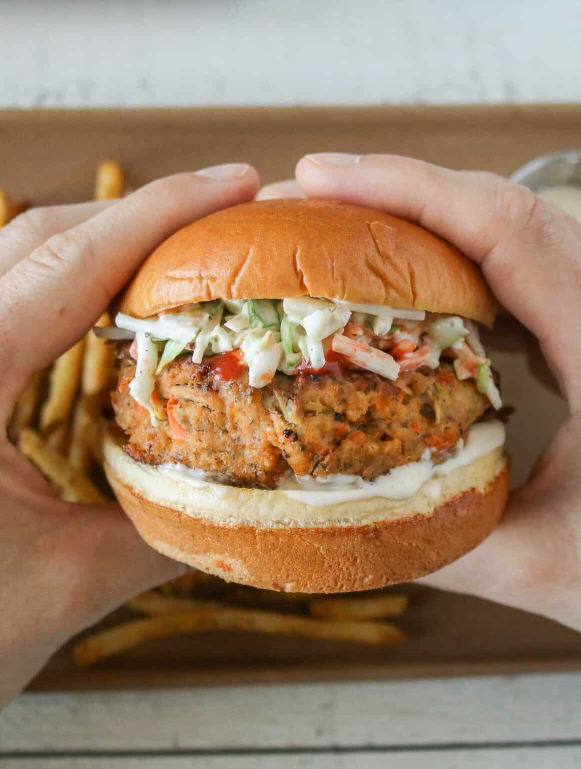 Buffalo Chicken Burgers Girl Heart Food®