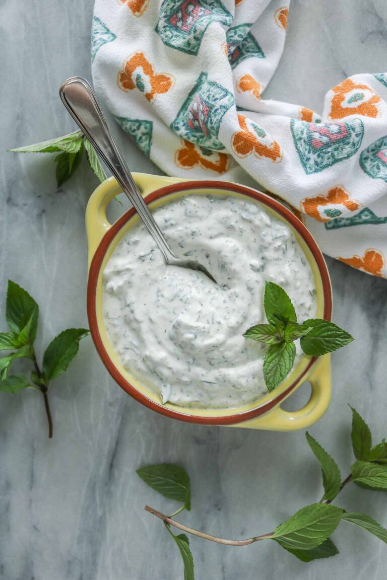 Mint Yogurt Sauce Girl Heart Food®