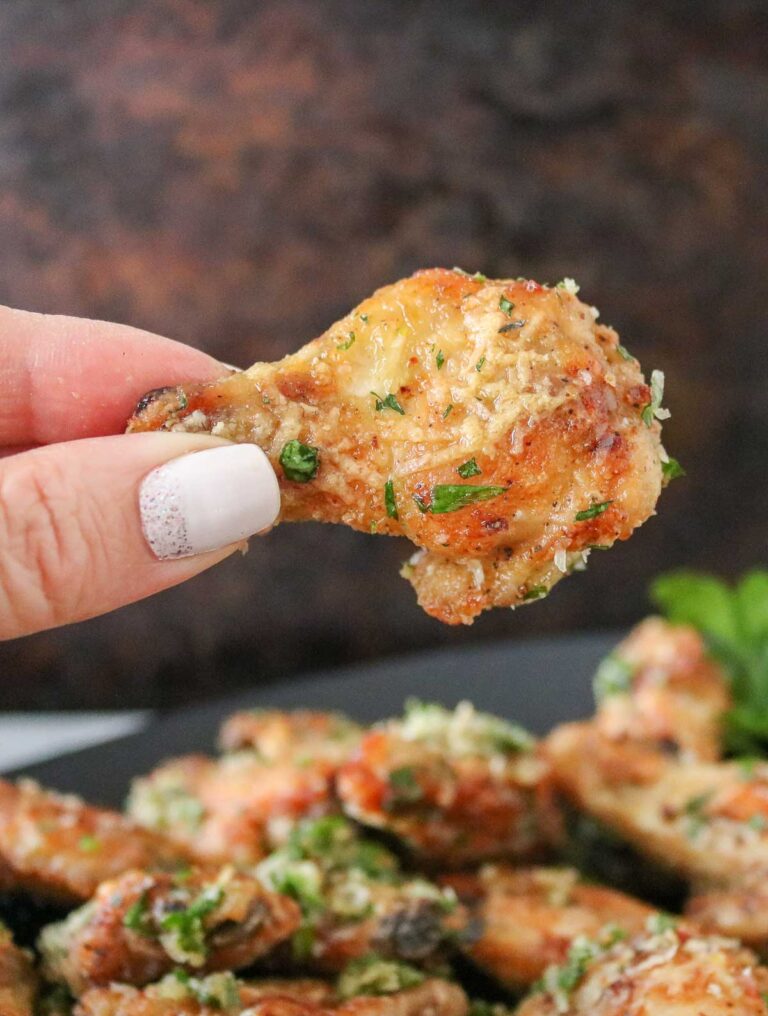Garlic Parmesan Chicken Wings Girl Heart Food®