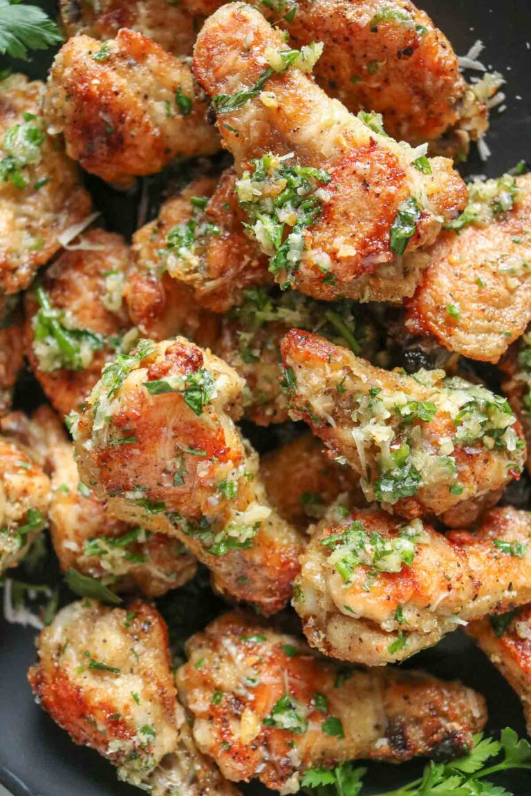 Garlic Parmesan Chicken Wings Girl Heart Food®