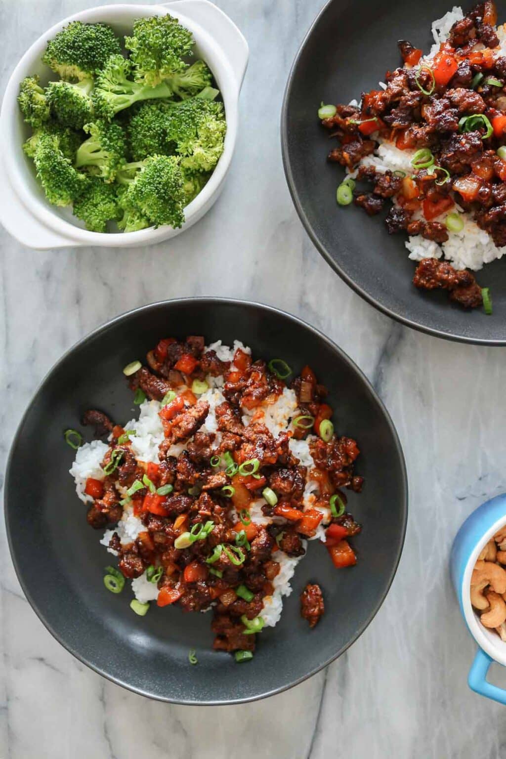 Spicy Ground Beef Rice Bowls Girl Heart Food®