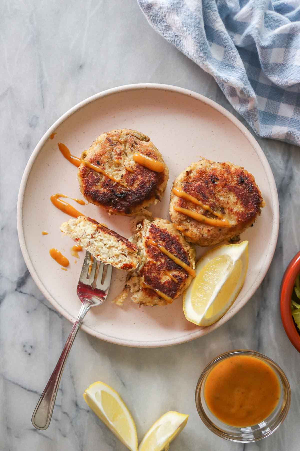 Mackerel Cakes Girl Heart Food 